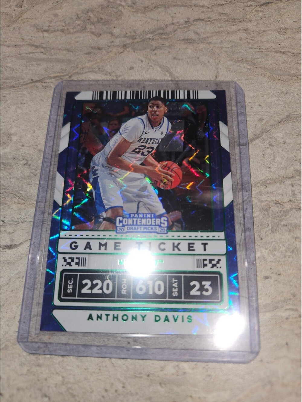 2020 Panini Contenders Draft Picks Anthony Davis Basketball Card